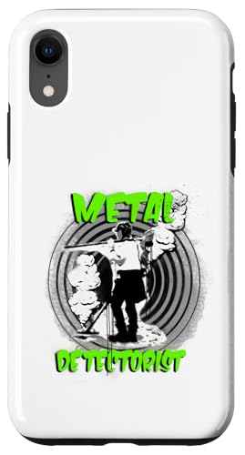 金属探知機 - スプレーペイントグラフィティ スマホケース iPhone XR 用