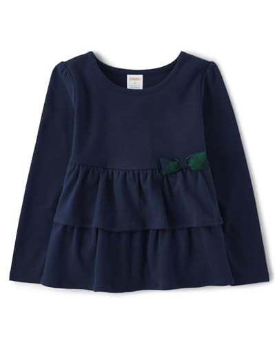 Gymboree,and Toddler Printed Long Sleeve Shirts,Nutcracker Bow,12