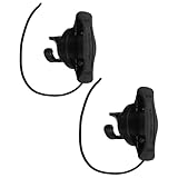 Materiales estables: fabricada con excelente pvc, la válvula de inflado de la válvula del barco ofrece una durabilidad excepcional y resistencia al desgaste, evitando fugas y mejorando la seguridad en los viajes acuáticos, accesorios de válvula de aire de canoa, tapa de válvula de aire de tabla de