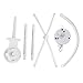 34 Inch Baby Crib Mobile Bed Bell Holder with Music Box,Adjustable Holder DIY Arm Bracket Nut Screw
