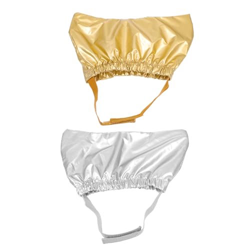 HEMOTON 2Pcs Pet Shower Caps for Dogs and Cats Puppy Bath Hats with Ear Protection Soft Durable Material Lightweight Accessory for Comfortable Bathing