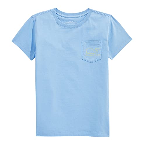 Image of vineyard vines Girls' Vintage Whale Short-Sleeve Pocket Tee