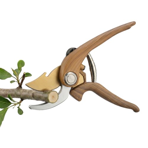 AVOOZ Premium Bypass Pruning Shears for Gardening, Heavy Duty Garden Clippers with SK5 Steel Blade, Ergonomic Hand Pruners for Effortless Trimming–Perfect Garden Tool for Plants, Flowers & Branches