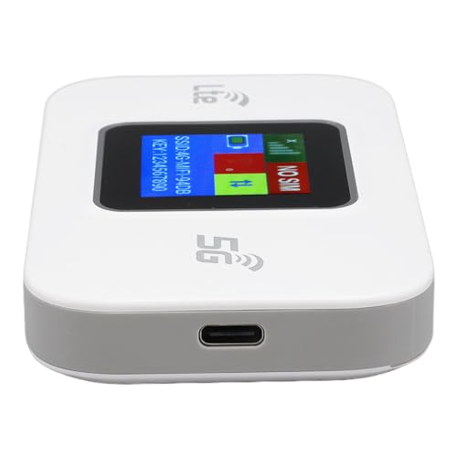 Image of Generic Mobile Router, Professional 300Mbps High Speed Color Screen 4G Mobile WiFi Router with SIM Card Slot Travel Pot for Phone Laptop Tablet