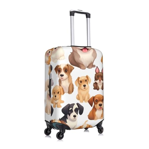 Cute Dog Luggage covers for Suitcase Funny Animal Travel Luggage Cover Suitcase Protector Washable Suitcase Cover Anti Scratch Dirt Covers Fit 18-21 inch3