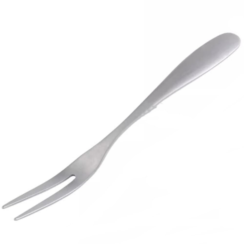 LYVQZPWLRcuchara de Acero Inoxidable, Tenedor de Fruta de Titanio, Tenedor Creativo for Postre, Pastel, Fruta, Tenedor for Postre, Pastel, Fruta