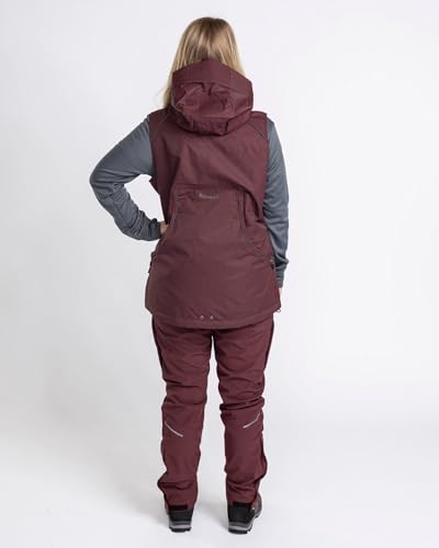 Pinewood Damen Hundesport Windblocker Weste - Windbreaker Weste Hundesport - mit vielen praktischen Taschen, abnehmbarer Kapuze und 2-Wege-Reißverschluss - langlebig