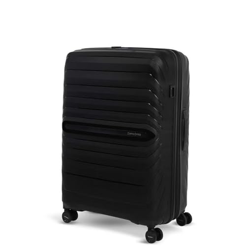 Image of Samsonite Octolite Neo Expandable 81 Cms X-Large Check-in Polypropylene Hard Sided 8 Wheel Spinner Luggage /Suitcase /Trolley Bag (Black)-10 Year Global Warranty