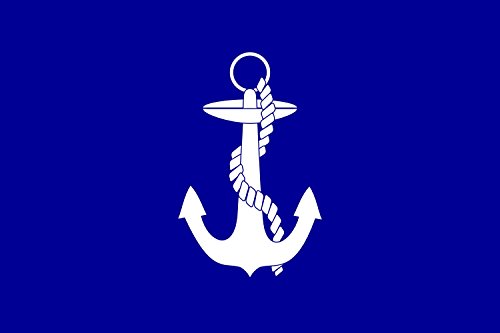 Drapeau ROCN Fleet Commander s Flag 1960 pavillon militaire de marine vintage à suspendre