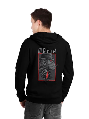 Image of fanideaz Mens Cotton Graphic Printed Zipper Hoodie for Men