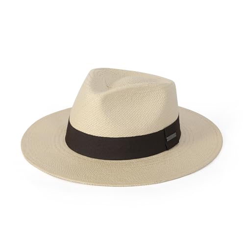 Sombrero Santa Fe Blocked Straw Outback de Papel