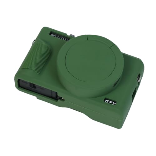 Funda de silicona para Canon Powershot G7X Mark III verde miniatura 1