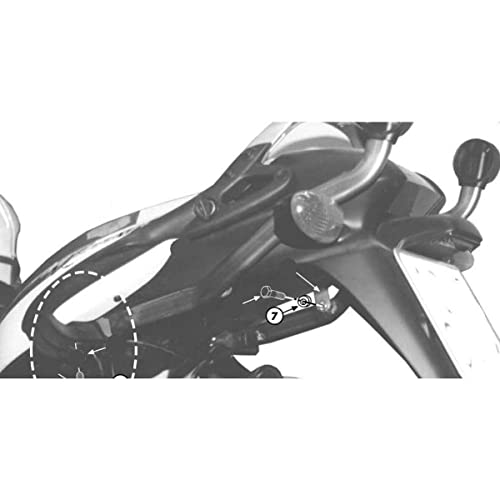 Kappa K6800 Bretelles de Topcase Noir pour sécuriser vos bagages moto