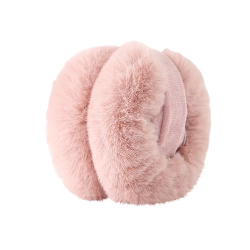 Orejeras de invierno de felpa unisex orejeras suaves ajustables para el frio
