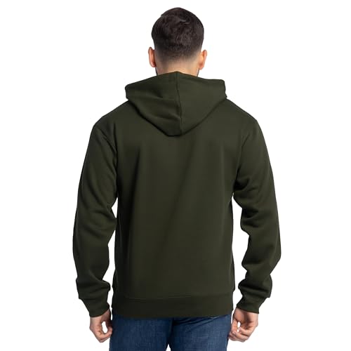 Image of Fruit of the Loom Men's Eversoft Fleece Pullover Hooded Sweatshirt, Moisture Wicking & Breathable