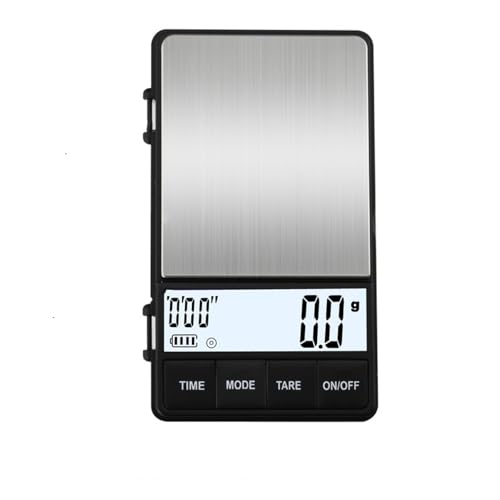 JZK Espresso Coffee Scale with Timer - Compact Digital Drip Scale, 0.1g Precision Mini Kitchen Scale, LCD Display, Max 1KG - Image 7