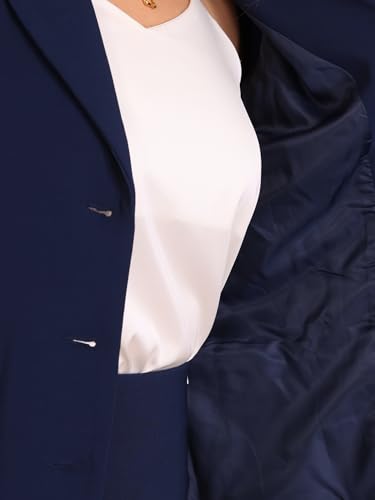 Image of Allegra K Women 2 Piece Skirt Set Suit Business Blazer and Pencil Skirt Office Work Interview Church Outfits