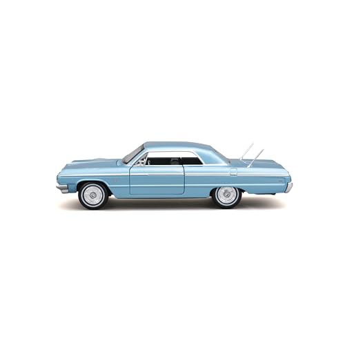 Maisto 1964 Chevrolet Impala SS Blue Metallic Special Edition miniatura 3