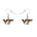 NCAA Virginia Tech Hokies Logo Dangler Earrings