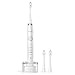 Electric Toothbrush, Sonic Electric Travel Toothbrush, Portable USB Rechargeable 3 Replaceable DuPont Brush Heads Teeth Whitening Toothbrush, 5 Cleaning Modes and Inductive Charging