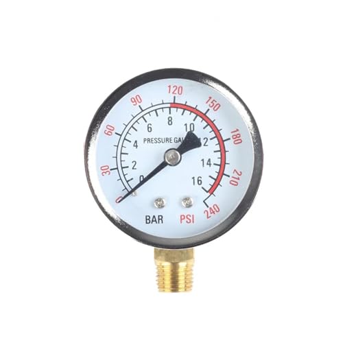 Manomètre de pression d'eau 230 PSI double graduation pour CVC - 6