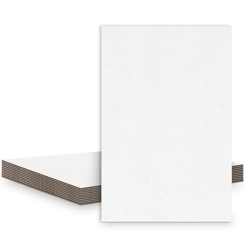 Golden State Art 24x36 White Corrugated Cardboard Sheets