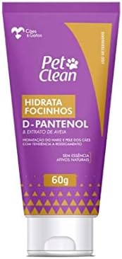 Pet Clean Hidratante de Focinho para Cães com D-Pantenol e Extrat...