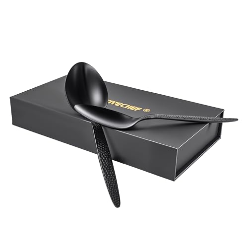 Creativechef Juego De 2 Cucharas De Kunz De Acero Inoxidable De 7,8 Pulgadas, Juego De Cucharas De Pulido De Espejo, Cucharas De Cocina Profesionales Para El Hogar, Cocina, Restaurante, Agitación, Creativechef Juego De 2 Cucharas De Kunz De Acero Inoxidable De 7,8 Pulgadas, Juego De Cucharas De Pulido De Espejo, Cucharas De Cocina Profesionales Para El Hogar, Cocina, Restaurante, Agitación,