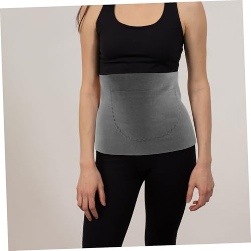Faja lumbar con bolsillo de lana para soporte y calor miniatura 6
