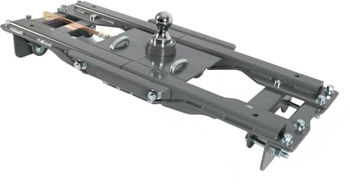 Mepareri Heavy-Duty Gooseneck Hitch Fit for 20232026 Ford F250 & F350 and Ford F450 with Factory Installed Bed 30k lbs GTW for Towing Trailers/Livestock/Boats/Cargo Hide-Away Ball Design