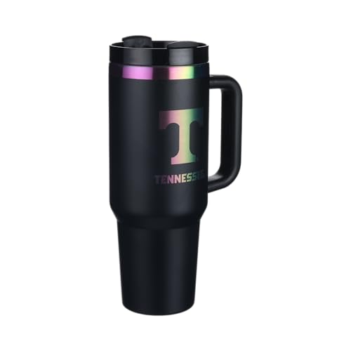 Image of The Memory Company | Licensed NCAA 40oz Iridescent Tumbler with Handle