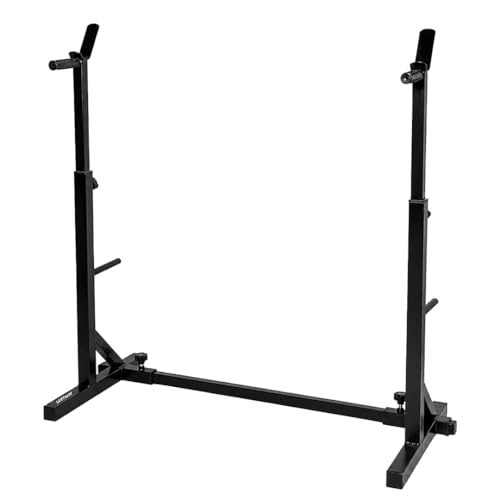 Image of LEEWAY LF101 Squat Rack for Home Gym | Barbell Stand, Power Rack for Bench Press Stand | Weight Bench High Jump Machine | Gym Rack (1, Multi, SQ.LF-101)