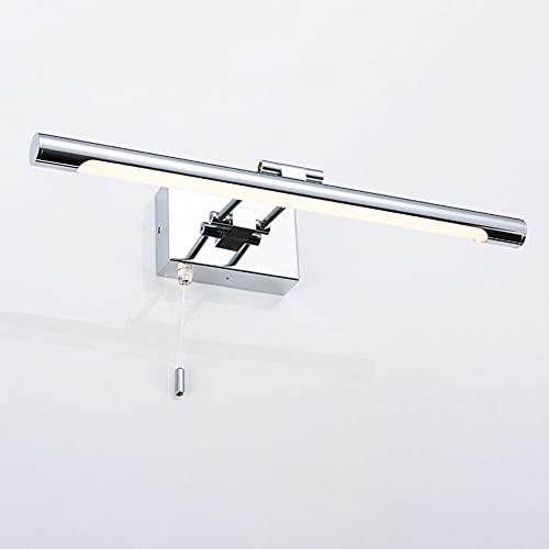 Luces de espejo de baño LED para lámpara de pared del gabinete de tocador con cable tirador