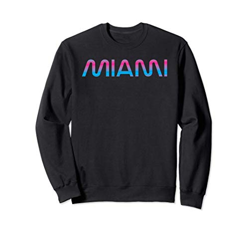 Miami Florida - Vaperwave Synthwave 80s 90s Style Retro Sudadera
