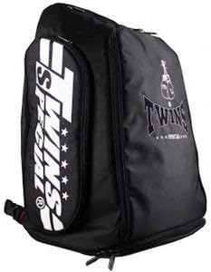 Twins Special Backpack Gym Bag Bag-5 Black Boxing Equipment Muay Thai MMA K1 Kickboxing