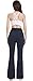 Foucome Maternity Flare Leggings Crossover Workout Yoga Pregnancy Pants Soft Stretchy Bootcut Bell Bottoms (Navy, XXL)