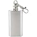 Maxam KTFLKC2 Stainless Steel Key Chain Flask, 2 oz