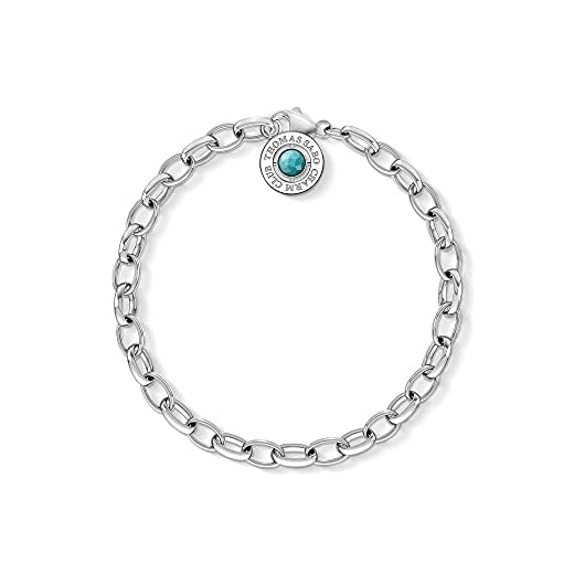 Thomas Sabo X0229-404-17-L17 Armband, 17cm, Silver, Grön