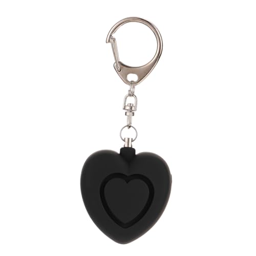 BATHVEVE Alarma Personal con Luz LED Forma Corazón Llavero Seguridad Portátil...
