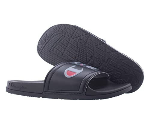 Champion Baby Boy's CS Squish (Toddler) Black/Concrete/Scarlet 4 Toddler M4