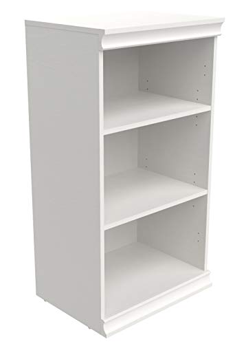 Closetmaid 4561 Modular Closet Storage Stackable Unit, 4-Drawer, White & 4557 Modular Closet Storage Stackable Shelf Unit, 40.29-Inch H X 21.39-Inch W X 15.91-Inch D, White #TOP5