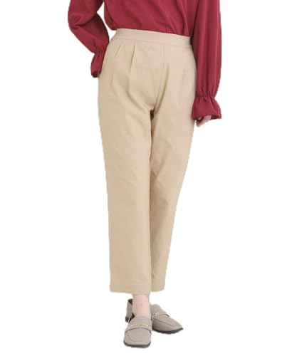 [ シューラルー ] フルレングスパンツ 【洗濯機可/SS-LL】あったか裏起毛 ハイパーストレッチ テーパードパンツ C6264039 レディース ベージュ(052) 10(SS)のサムネイル