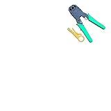 Netzwerk/LAN-Set Kabeltester RJ45 Cat5e RJ11 PC-Kabel Crimpzange Punch Tool