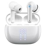 【業界最新Bluetooth5.4技術登場】イヤホン bluetooth ワイヤレスイヤホン YEAHYOブルートゥース イヤフォン LEDディスプレイ ダブル マイク ENC CVC8.0通話 ノイズキャンセリング ハンズフリー通話 ぶるーとぅーす カルナ型 長時間音楽再生 小型/軽量 iPhone/Android 適用 通勤/通学/スポーツ/ゲーム