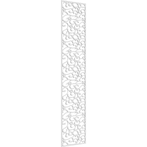 Image of 23 3 /8 inchW x 95 3 /8 inchH x 3 /8 inchT Walker Decorative Fretwork Wall Panels in Architectural Grade PVC