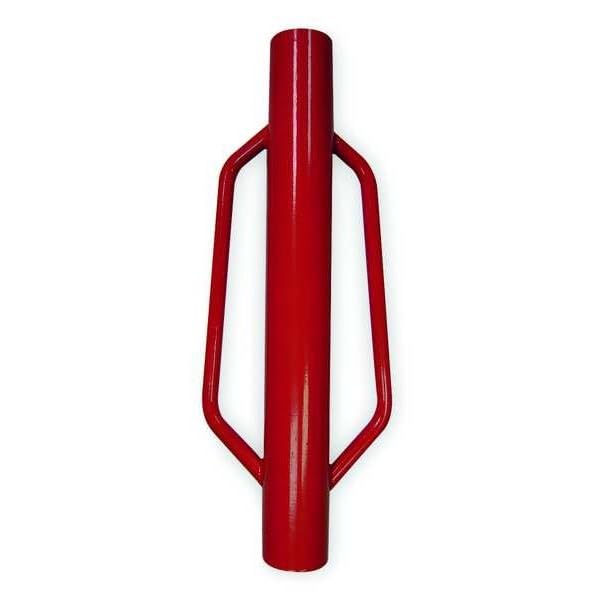 Fence Post Driver, 17.5 lb Wt, 24 in H, 2 3/4 in ID Steel Tube, Red, Mfr: 4LVN8-A