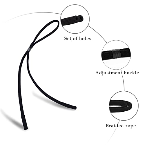 Glasses Strap (2 PCS) Sports Eyeglass Strap Adjustable Sunglasses Retainer for Men Women