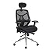 Price comparison product image Eliza Tinsley Mesh High Back Executive Swivel Desk Armchair with Chrome Base - Black