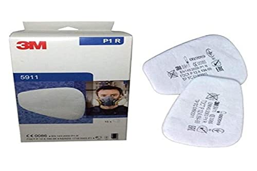 Filtre antipoussière P1R 3M 5911 pour respirer sans danger sur les chantiers