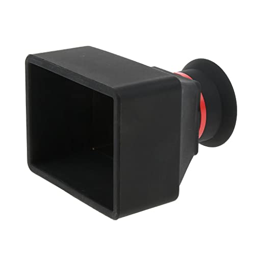 Lupa de pantalla para visor de cámaras DSLR de 3,0 pulgadas con cristal y goma 3